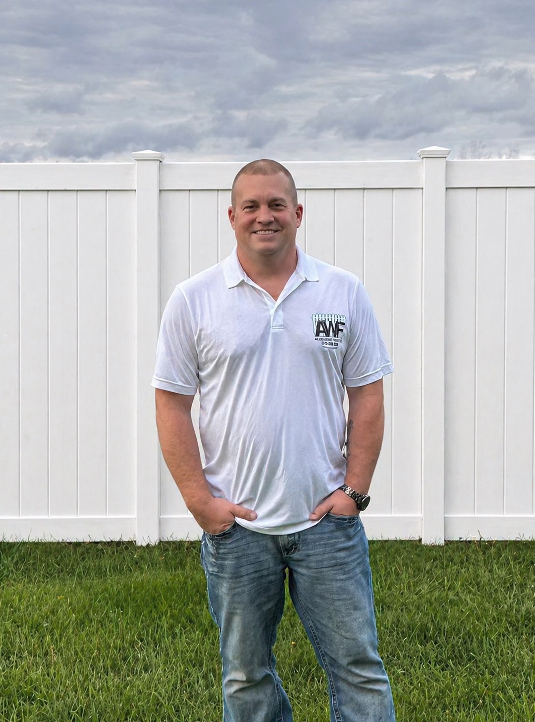 Joshua Knisely, owner of Area Wide Fencing and Deck Supplies