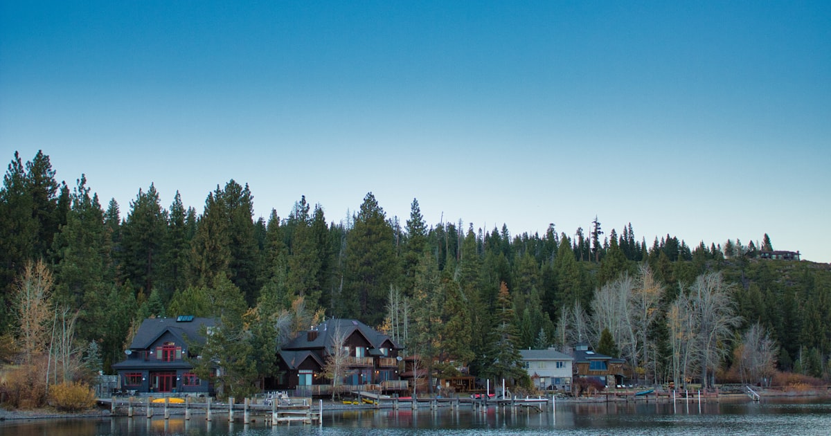 Before: Lakefront Deck Railing and Shoreline Fence at Lake Tippecanoe